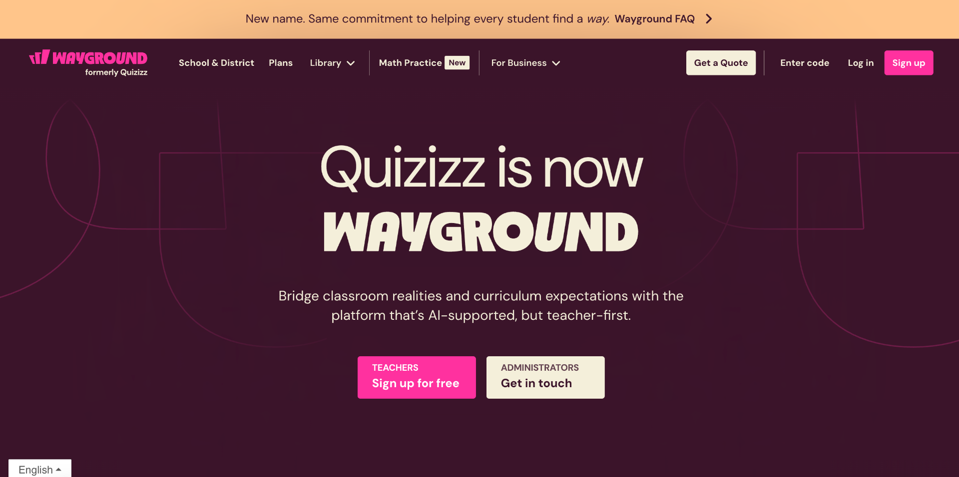 Quizizz, now Wayground